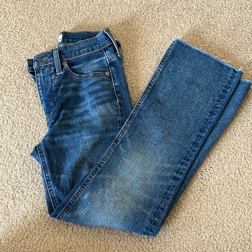J crew Billie Demi boot demin